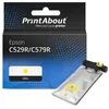 Image de PrintAbout huismerk Inktcartridge C529R/C579R (T01D400) Geel Extra hoge capaciteit geschikt voor Epson