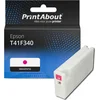 Image de PrintAbout huismerk Inktcartridge T41F340 Magenta Hoge capaciteit geschikt voor Epson