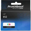 Image de PrintAbout huismerk Inktcartridge 652 (F6V24AE) 3-kleuren geschikt voor HP