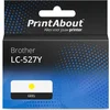 Image de PrintAbout huismerk Inktcartridge LC-527Y Geel geschikt voor Brother