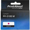 Image de PrintAbout huismerk Inktcartridge PFI-5100 M Magenta geschikt voor Canon
