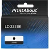 Image de PrintAbout huismerk Inktcartridge LC-22EBK Zwart Hoge capaciteit geschikt voor Brother