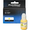 Image de PrintAbout huismerk Inktcartridge GI-56Y Geel geschikt voor Canon