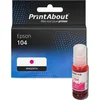 Image de PrintAbout huismerk Inktcartridge 104 (C13T00P340) Magenta geschikt voor Epson