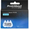 Image de PrintAbout Huismerk Epson T6735 Inktcartridge Licht-cyaan