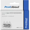 Image de PrintAbout huismerk Inktcartridge T67/31/32/33/34/35/36 (T673) Kleurenbundels Multipack geschikt voor Epson