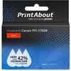 Image de PrintAbout huismerk Inktcartridge PFI-1700R Rood geschikt voor Canon