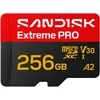 Image de SanDisk microSDXC Extreme PRO 256GB (UHS-I, R250MB/s / W170MB/s, 5K, 4K UHD) + Ad