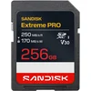 Image de SanDisk SDXC Extreme PRO 256GB (UHS-I, V30, U3, R250 MB/s / W170MB/s, 4K UHD)