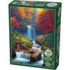 Image de Cobble Hill puzzel herfst waterval 1000 stukjes - Mystic Falls Autumn.