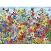 Image de Cobble Hill puzzel Butterfly Garden - 1000 stukjes legpuzzel.