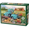 Image de Cobble Hill puzzel 1000 stukjes - bloemenwagen legpuzzel.