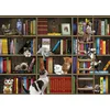 Image de Cobble Hill Puzzel 1000 Stukjes: Boekenkatten