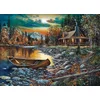 Image de Cobble Hill legpuzzel High Country Retreat - 1000 stukjes puzzelplezier.
