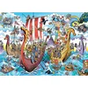 Image de Cobble Hill puzzel 1000 stukjes - Viking avontuur legpuzzel.