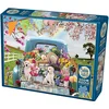 Image de Cobble Hill puzzel landschap - Country Truck in Spring 500 stukjes.