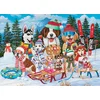 Image de Cobble Hill legpuzzel Snow Day! - 500 stukjes puzzelplezier.