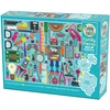 Image de Cobble Hill puzzel speelgoed Nerdy Junk Drawer 350 stukjes familie.