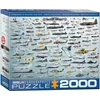 Image de Eurographics - Evolutie van Militaïre Vliegtuigen [Evolution of Military Aircraft] - 2000 stukjes 97×68cm (b×h) - Legpuzzel