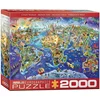 Image de Eurographics - Gekke Wereld [Crazy World] - 2000 stukjes 97×68cm (b×h) - Legpuzzel