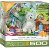 Image de Eurographics - Schottse Terriër Picknick [Scottie Dog Picnic] - 500 stukjes 68×48cm (b×h) - Legpuzzel