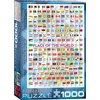 Image de Eurographics - Vlaggen van de Wereled [Flags of the World] - 1000 stukjes 48×68cm (b×h) - Legpuzzel