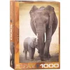 Image de Eurographics - Olifant & Baby [Elephant & Baby] - 1000 stukjes 48×68cm (b×h) - Legpuzzel