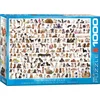 Image de Eurographics - De Wereled van Honden [The World of Dogs] - 1000 stukjes 68×48cm (b×h) - Legpuzzel
