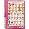 Image de Eurographics - IJssmaken [Ice Cream Flavours] - 1000 stukjes 48×68cm (b×h) - Legpuzzel
