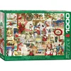 Image de Eurographics - Vintage kerstkaarten [Vintage Christmas Cards] - 1000 stukjes 68×48cm (b×h) - Legpuzzel