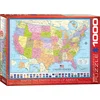 Image de Eurographics - Kaart van de V.S. [Map of the USA] - 1000 stukjes 68×48cm (b×h) - Legpuzzel