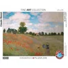 Image de Eurographics - Klaprozen bij Argenteuil [Coquelicots, près de Argenteuil] - Claude Monet - 1000 stukjes 68×48cm (b×h) - Fine Art Legpuzzel
