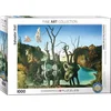 Image de Eurographics - Zwanen weerspiegeld als olifanten [Les cygnes qui se reflètent en éléphants] - Salvador Dali - 1000 stukjes 68×48cm (b×h) - Fine Art Legpuzzel