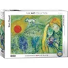 Image de Eurographics - De geliefden van Venetië [Les Amoureux de Venise] - Marc Chagall - 1000 stukjes 68×48cm (b×h) - Fine Art Legpuzzel