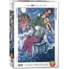 Image de Eurographics - De blauwe violist [Le Violoniste Bleu] - Marc Chagall - 1000 stukjes 48×68cm (b×h) - Fine Art Legpuzzel