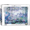 Image de Eurographics - Waterlelies, Weerkaatsing van de Wilg [Nymphéas, Reflets de Saule] - Claude Monet - 1000 stukjes 68×48cm (b×h) - Fine Art Legpuzzel