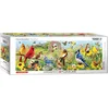 Image de Eurographics - Tuin Vogels [Garden Birds] - Greg Giordano - 1000 stukjes 96×32cm (b×h) - Panorama Legpuzzel