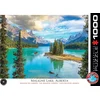 Image de Eurographics - Maligne Lake, Alberta, Canada - 1000 stukjes 68×48cm (b×h) - Legpuzzel