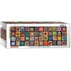 Image de Eurographics - Kleurenstudie: vierkanten (uitgebreide ten opzichte van origineel) [Farbstudie: Quadrate (Expanded from original)] - Wassily Kandinsky - 1000 stukjes 96×32cm (b×h) - Fine Art Panorama Legpuzzel