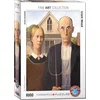 Image de Eurographics legpuzzel Grant Wood American Gothic 1000 stukjes karton.