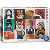 Image de Eurographics puzzel Funny Cats - Lucia Heffernan - 1000 stukjes katten.