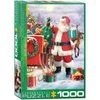 Image de Eurographics - Kerstman met slee [Santa with Sled] - Simon Treadwell - 1000 stukjes 48×68cm (b×h) - Legpuzzel