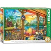 Image de Eurographics - 'S Ochtends Vroeg Vissen [Early Morning Fishing] - Dominic Davison - 500 XL stukjes 68×48cm (b×h) - Familie Legpuzzel