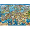 Image de Eurographics puzzel Europa kaart - 2000 stukjes legpuzzel.