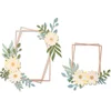 Image de Thinlits die Geo Floral Frame - Sizzix