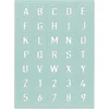 Image de Sizzix Thinlits Die Tile Alphanumeric