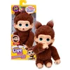 Image de Little Live Pets - My Baby Monkey minis 'Chikki Cherry' baby-aapje - Interactieve pluchen knuffel