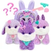 Image de Scruff a Luvs - Paarse Mystery Knuffel in Draagmand - Konijntje