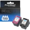Image de PrintAbout huismerk Inktcartridge 300 (CN637EE) Zwart + 3 kleuren Multipack geschikt voor HP