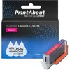 Image de PrintAbout huismerk Inktcartridge CLI-551M Magenta geschikt voor Canon